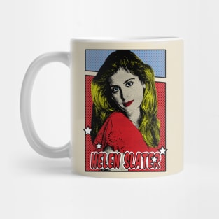 Helen Slater Pop Art Comic Style Mug